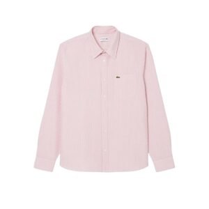 Men's regular fit striped Oxford shirt featuring a classic button-down design, breathable fabric, and a timeless look for casual and smart-casual wear.